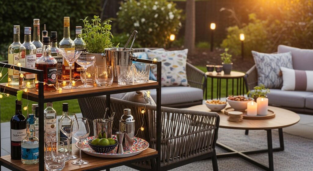 Outdoor Bar Cart