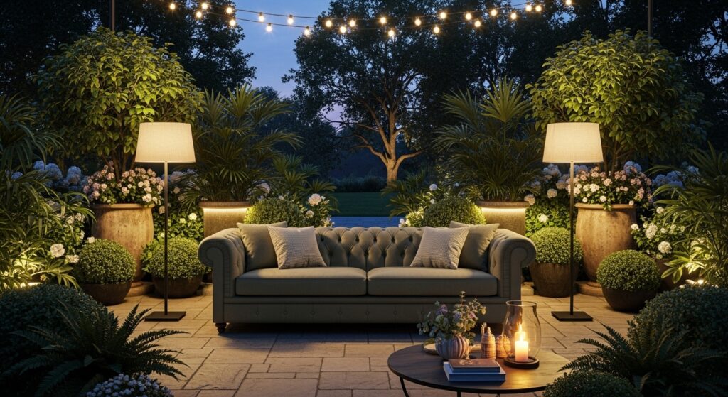 Outdoor Chesterfield Sofa