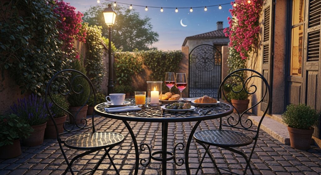 Wrought Iron Bistro Dining Set